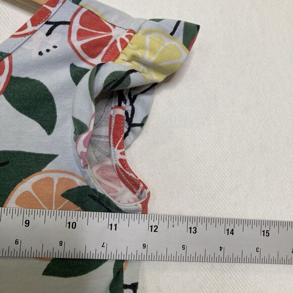 Hanna Andersson Zesty Citrus Super Soft Skater Dress Colorful Girls 5 110 - Picture 8 of 12